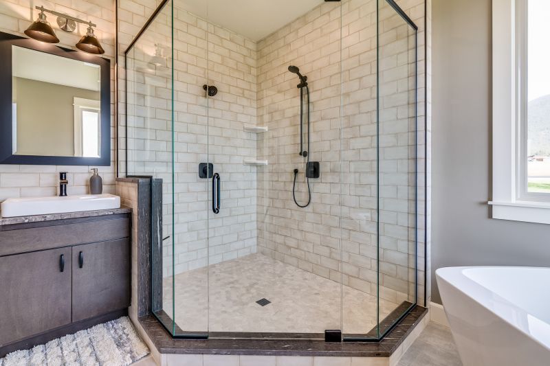 Contemporary Frameless Shower